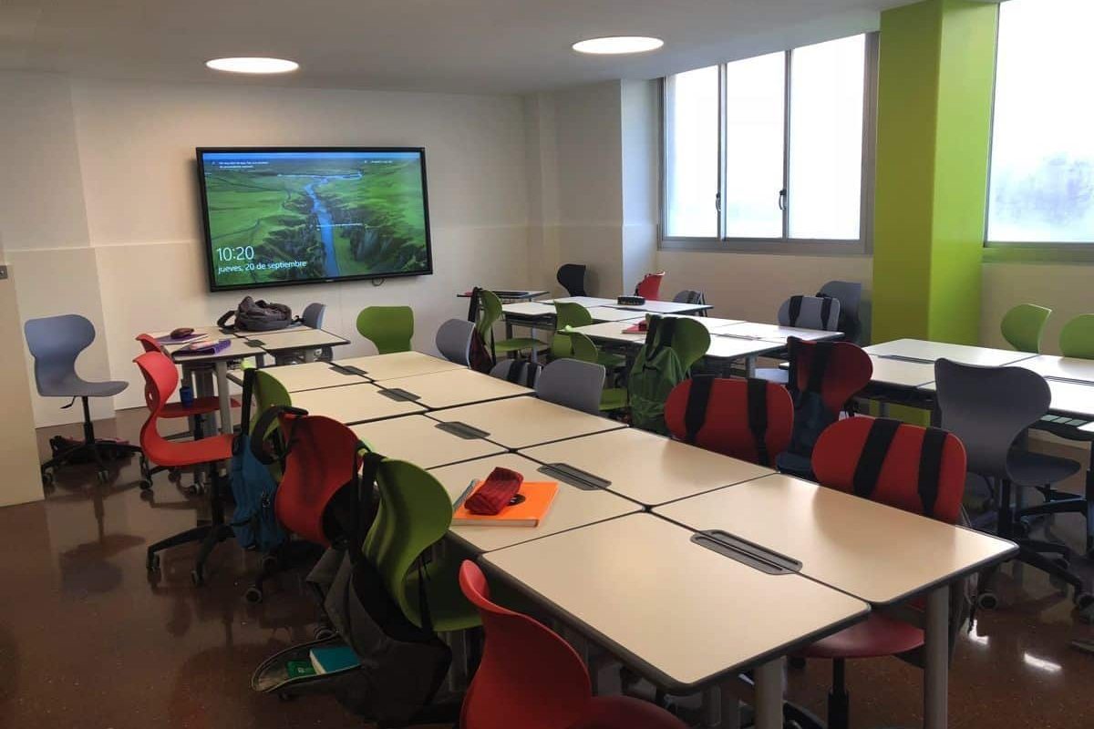 Monitores que facilitan el trabajo colaborativo en el aula y online trabajo colaborativo en el aula