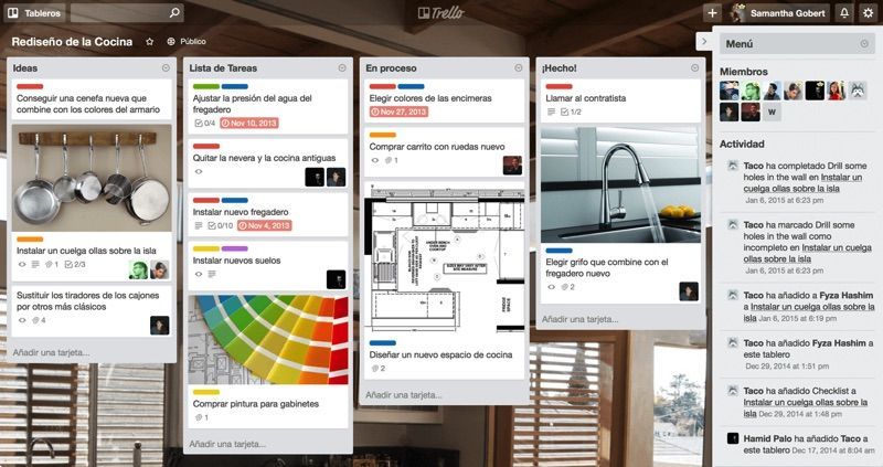 Apps para organizar tareas Trello