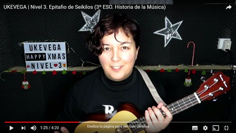 ukevega proyecto musica ukelele gamificacion video
