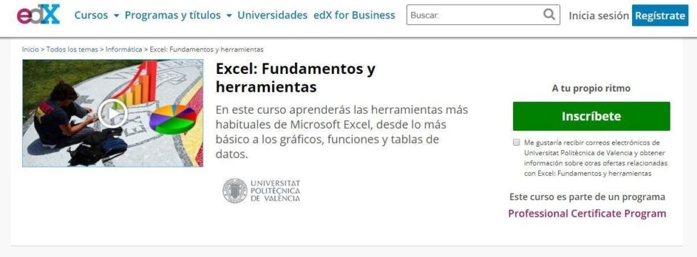 Excel: Fundamentos y herramientas