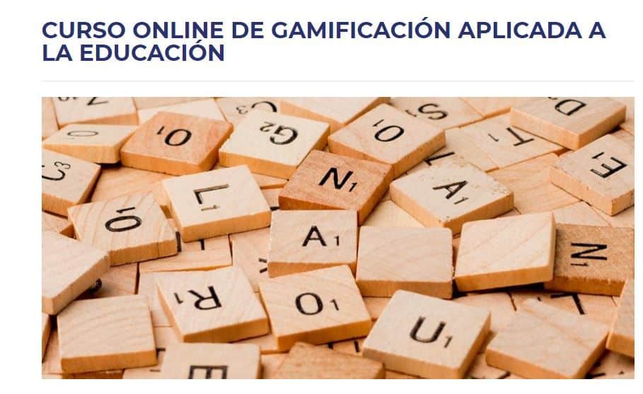Curso online de gamificación aplicada a la educación