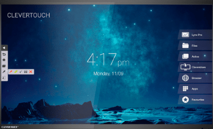 monitores interactivos para colaborar