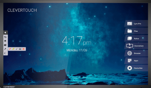 monitores interactivos para colaborar