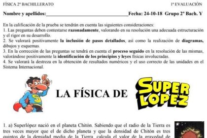 Frikiexámenes super lopez