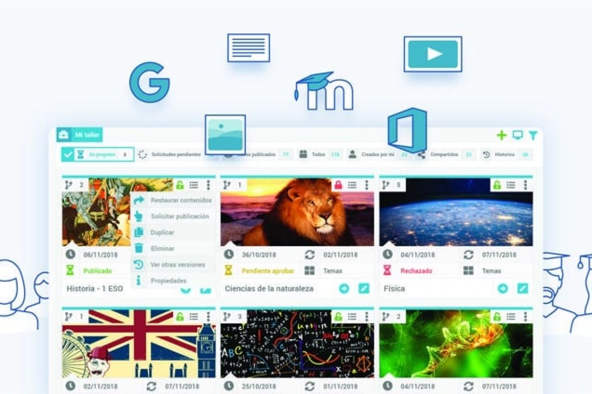 Un espacio virtual para gestionar centros y grupos educativos gestionar centros y grupos educativos