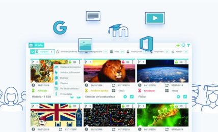 gestionar centros y grupos educativos