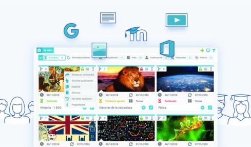 gestionar centros y grupos educativos