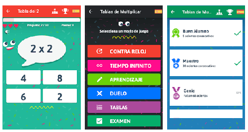 Tablas de multiplicar para niños