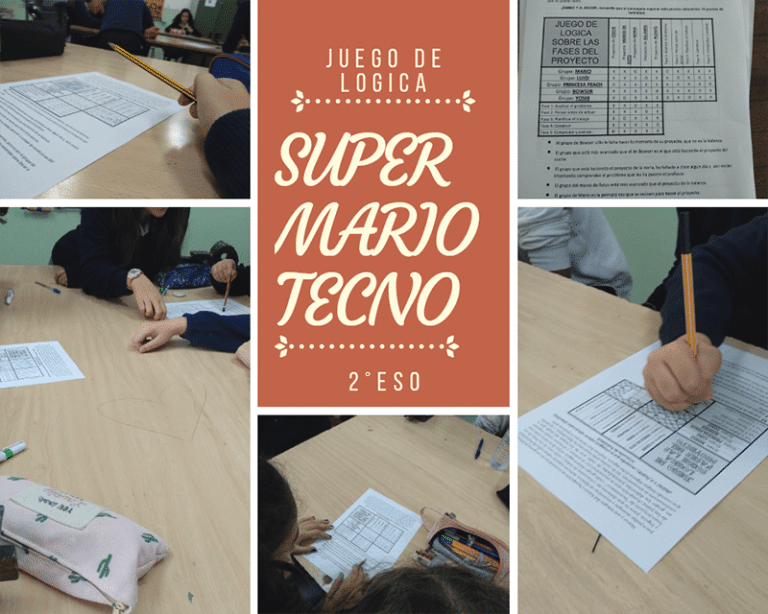 Super Mario llega a clase