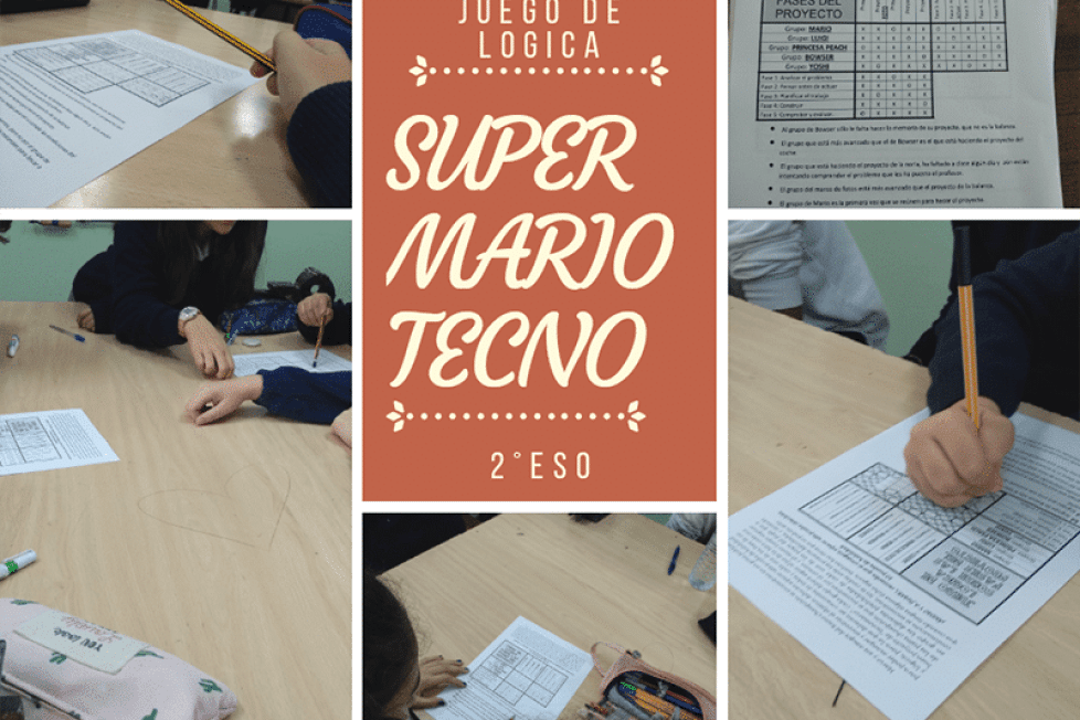 ¡Super Mario llega a clase de Tecnología de 2º de ESO! Super Mario llega a clase