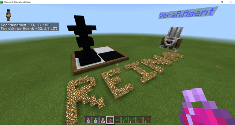 ajedrez en Minecraft