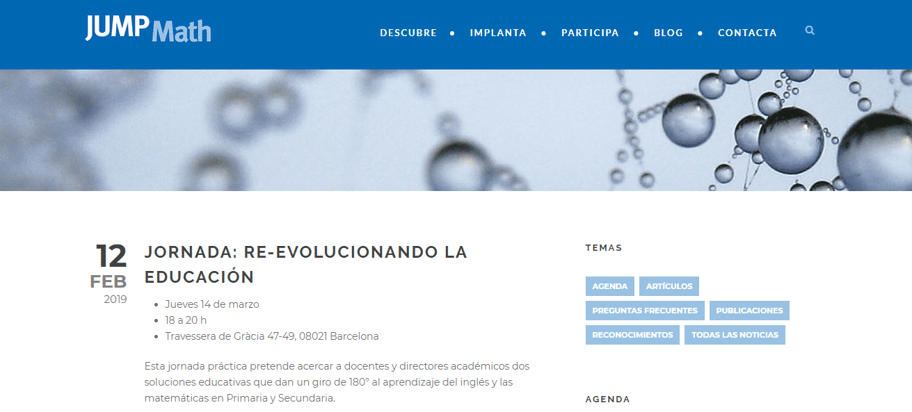 JORNADA: RE-EVOLUCIONANDO LA EDUCACIÓN: eventos educativos de marzo