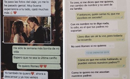 WhatsApp Romeo y Julieta