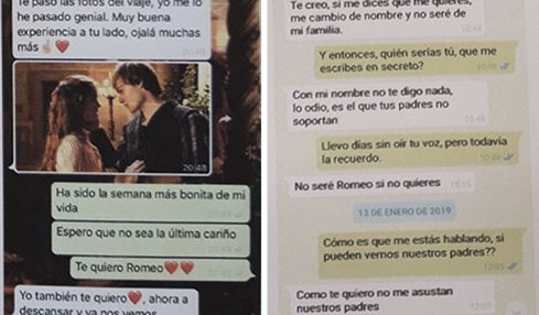WhatsApp Romeo y Julieta