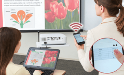 Ecoproyectores conectados