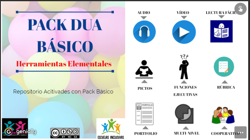 pack basico DUA Inclusión frente a la diversidad