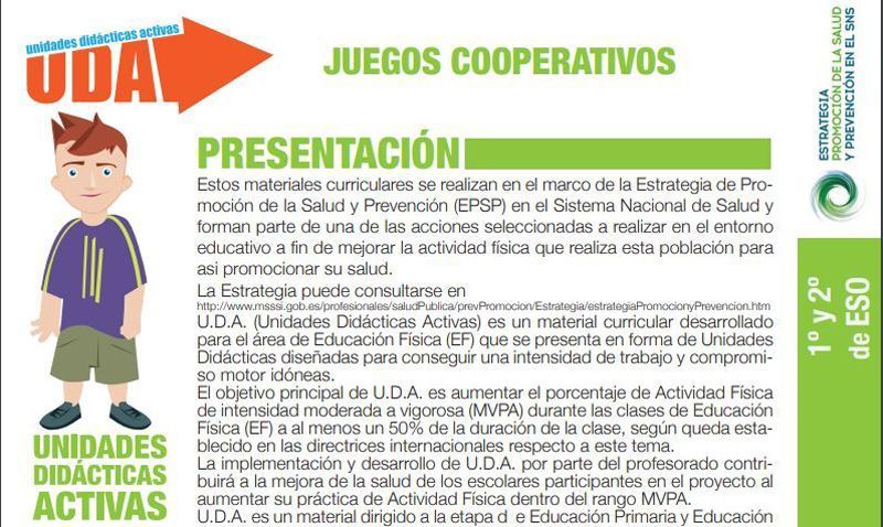 juegos ministerio Actividades deportivas en el aula que fomentan la paz