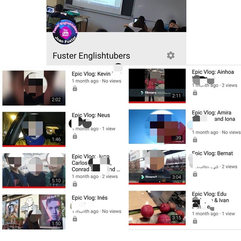 Fenómeno youtuber Inglés