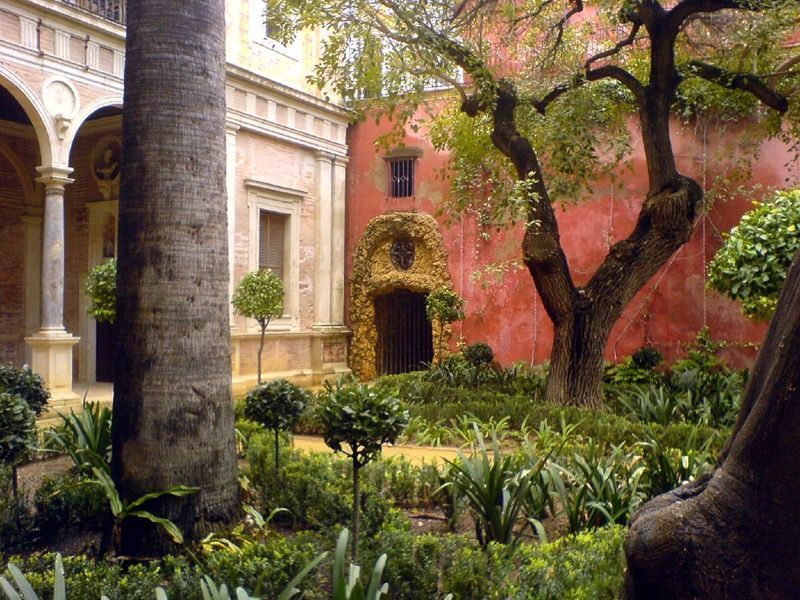 Jardines-Casa De Pilatos-Sevilla