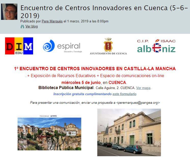 1º Encuentro De Centros Innovadores En Castilla-La Mancha