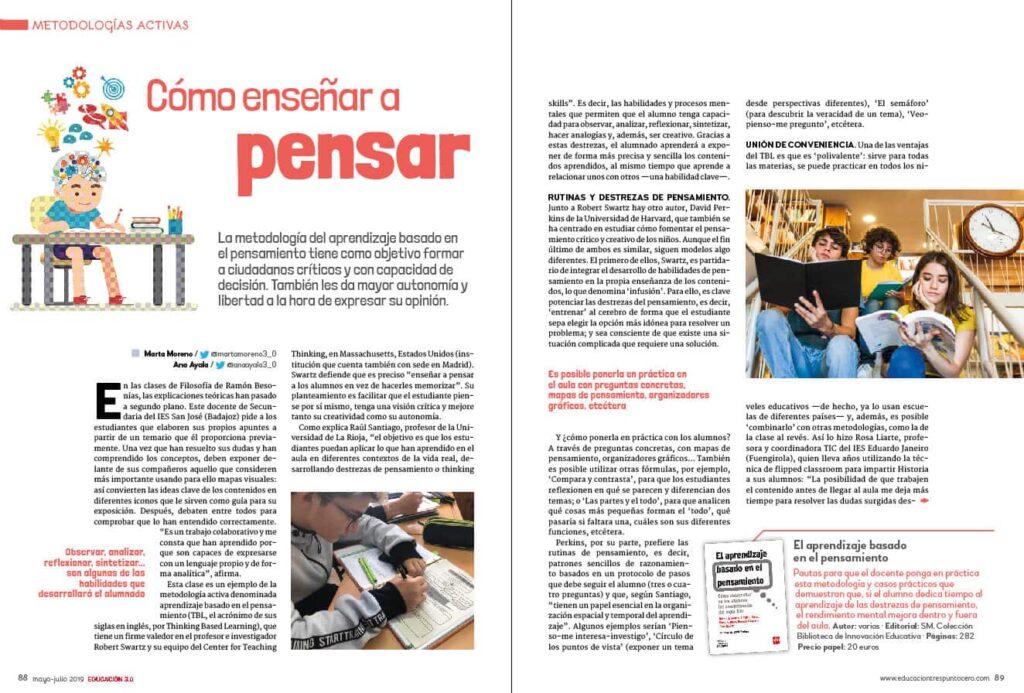 metodologias aprendizaje basado en el pensamiento