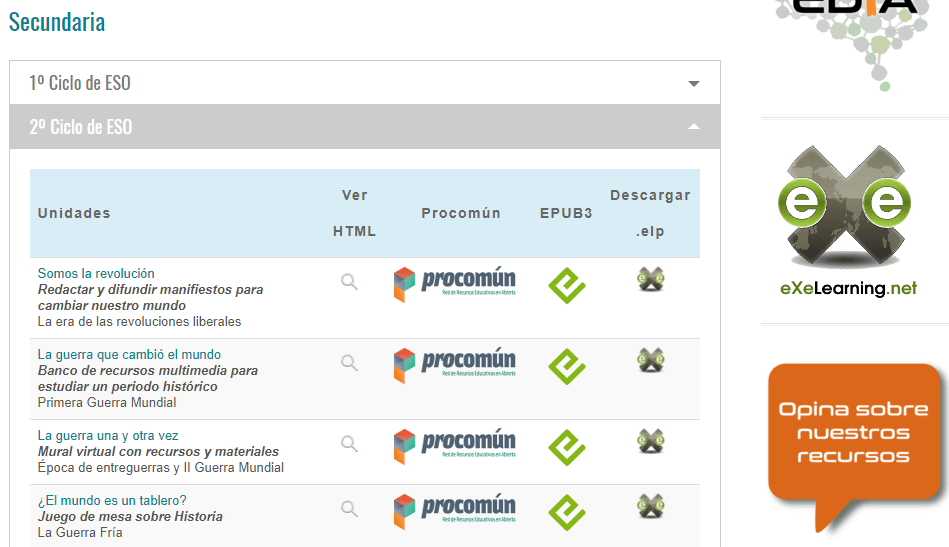 Ejemplo recursos proyecto EDIA