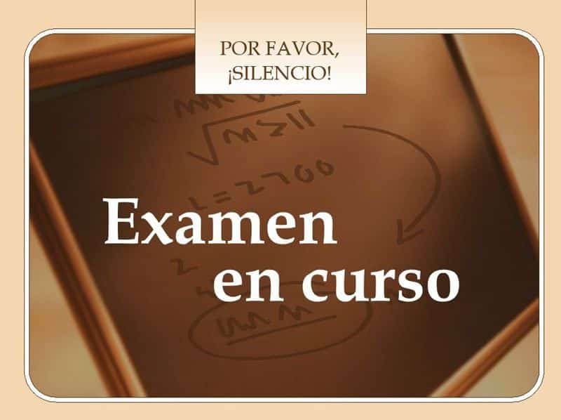 cartel examen