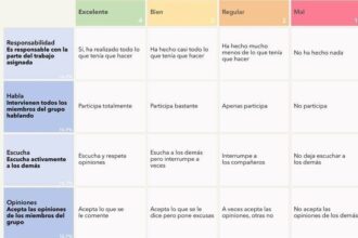 Evaluar con rúbricas