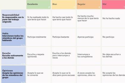 Evaluar con rúbricas