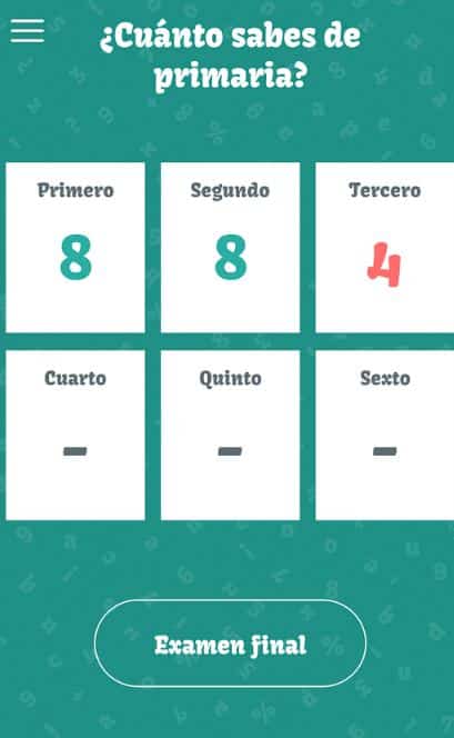 ¿Cuánto sabes de Primaria?