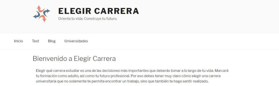 Elegir Carrera