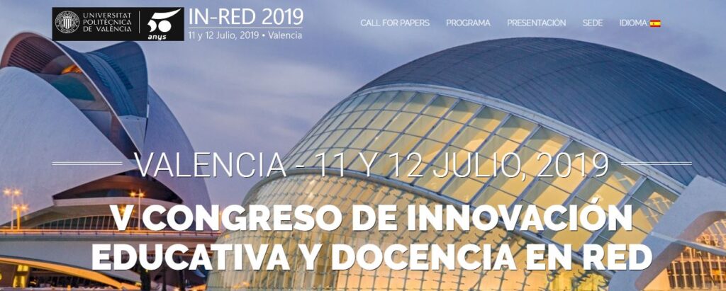 IN-RED eventos educativos de julio 2019