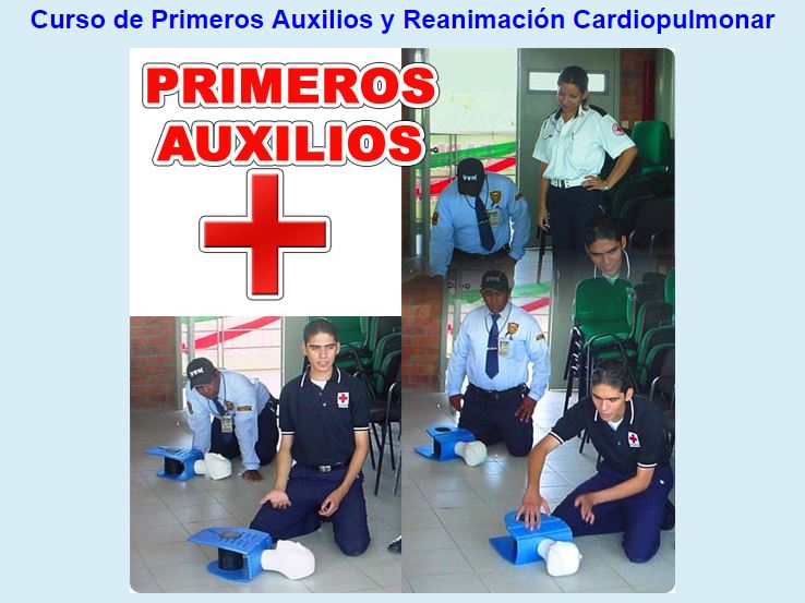 Curso de primeros auxilios y reanimación cardiopulmonar