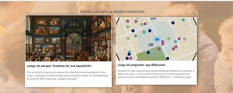 BNEscolar desafíos y juegos
