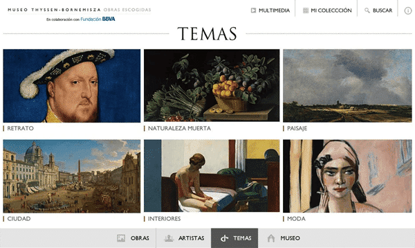 thyssen apps visita museos