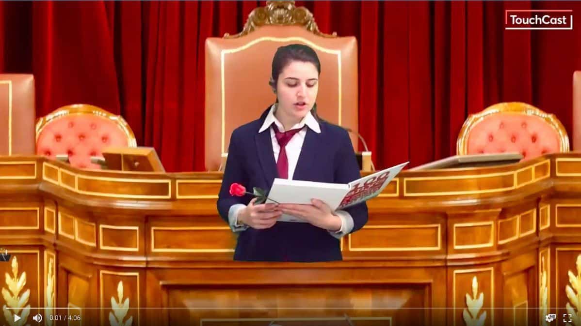 Estudiantes de Secundaria asumen el rol de los políticos