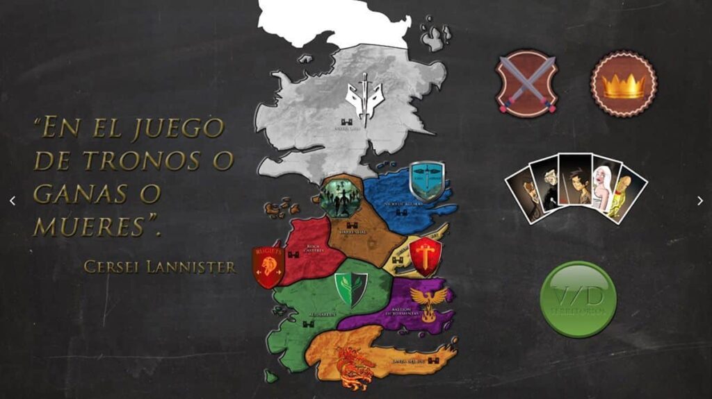 Tablero juego de tronos