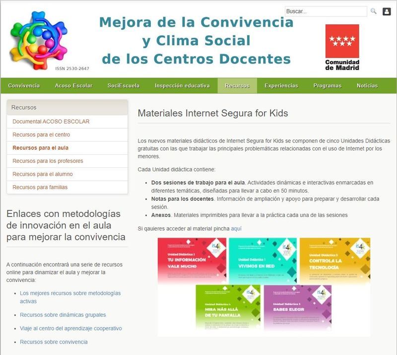 Comunidad de Madrid-plan tutorías Infantil