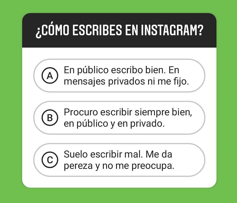 Trabajar ortografía en redes sociales