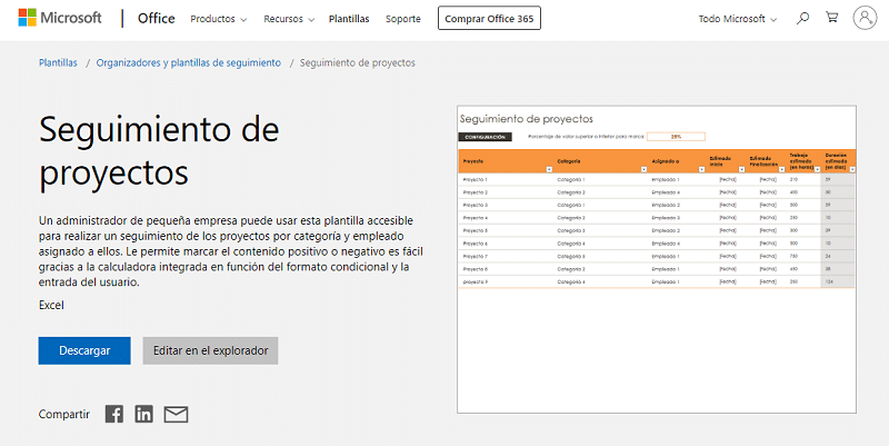 Seguimiento De Proyectos Con Plantillas De Excel