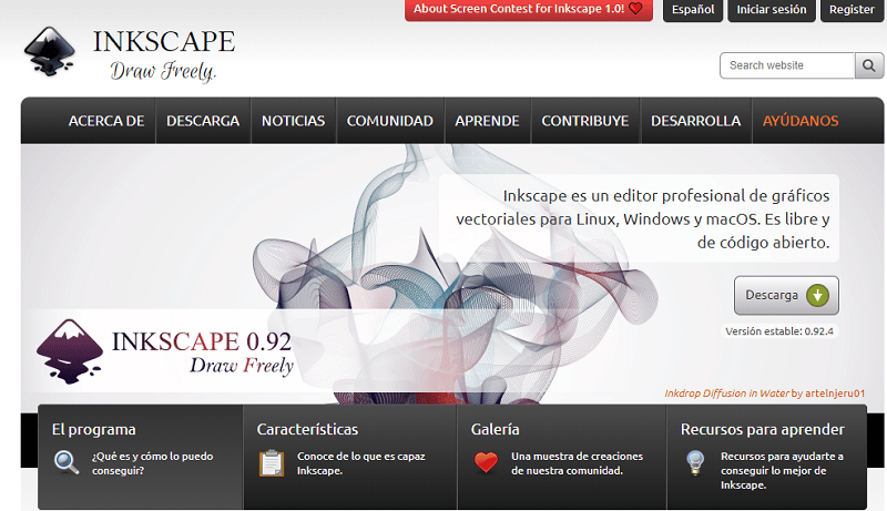 Inkscape programas de diseño gráfico