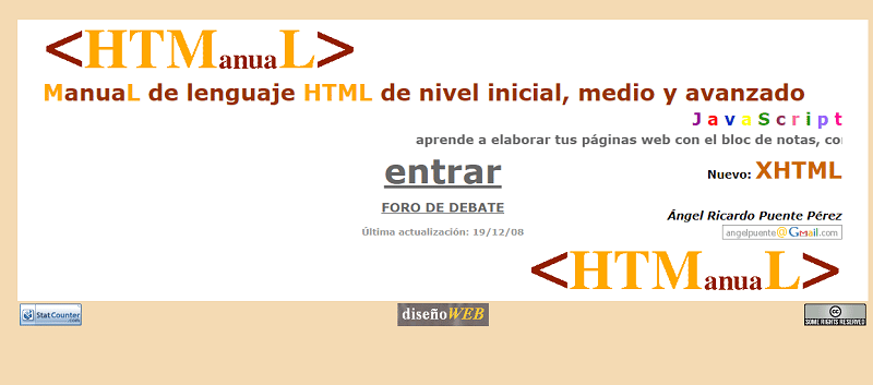 Manual HTML: recursos para clase de Tecnología