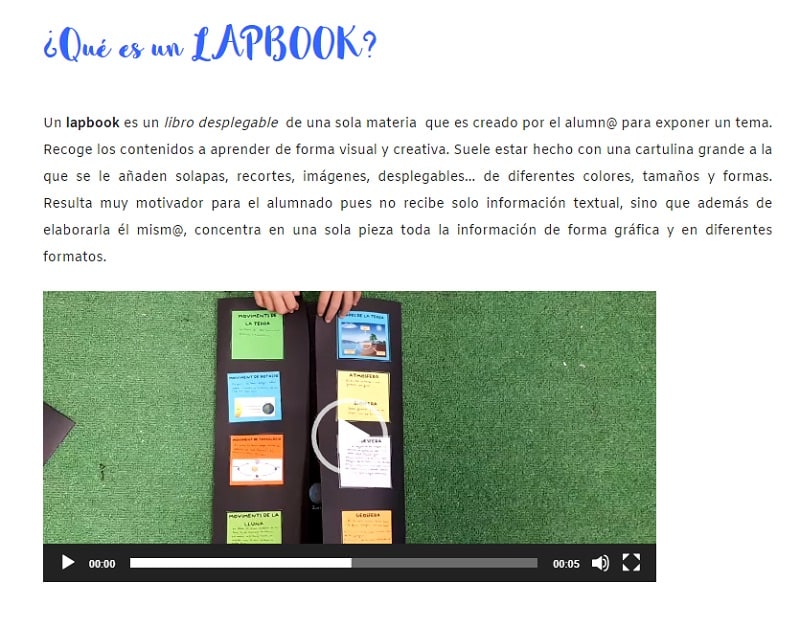 Una pizca de educación plantillas para crear lapbook