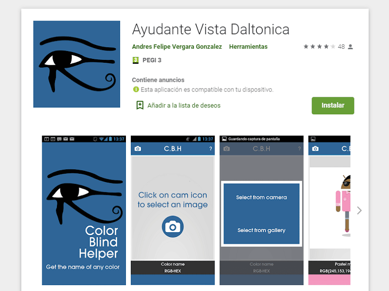 Apps Daltonismo