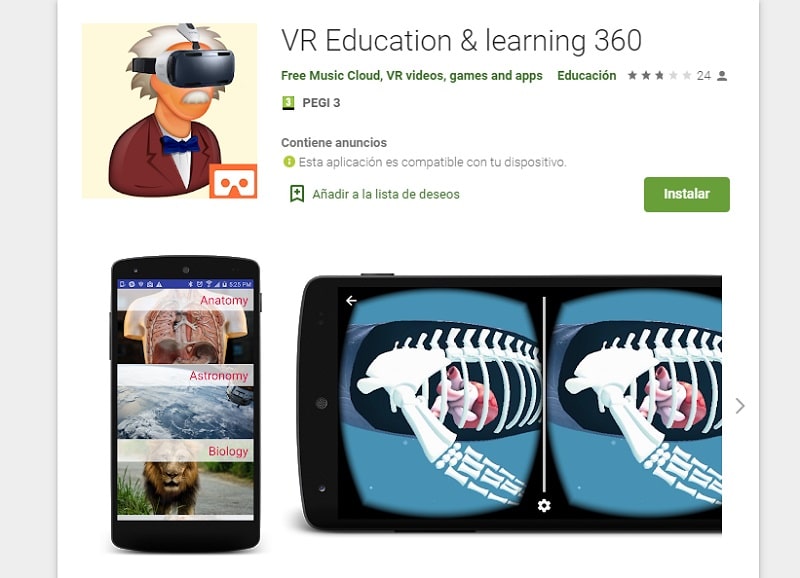 Education &Amp; Learning (Apps Para Aprender Con La Realidad Virtual)