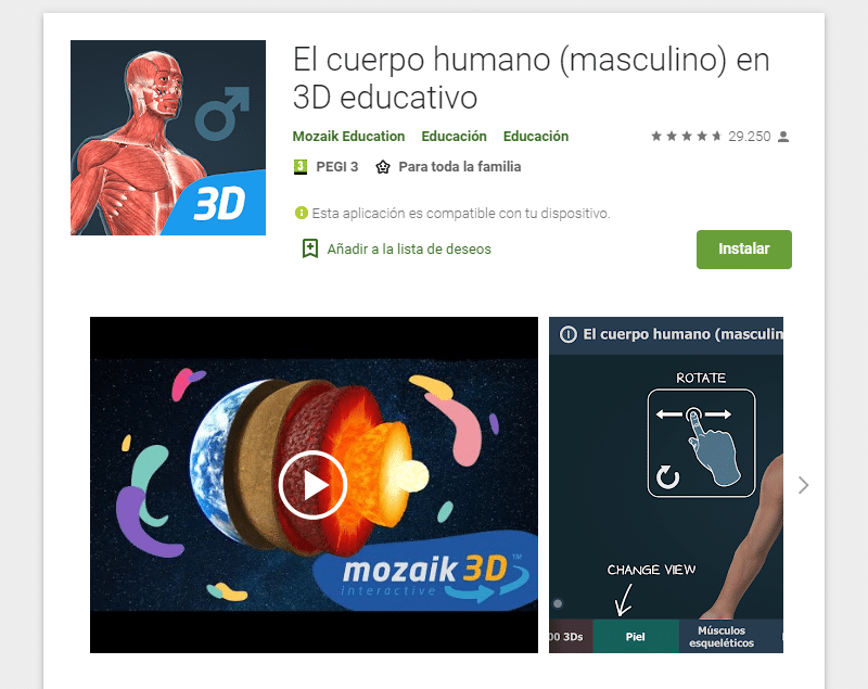 El cuerpo humano 3D