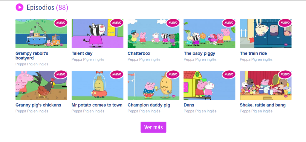 Peppa Pig Series Educativas En Inglés