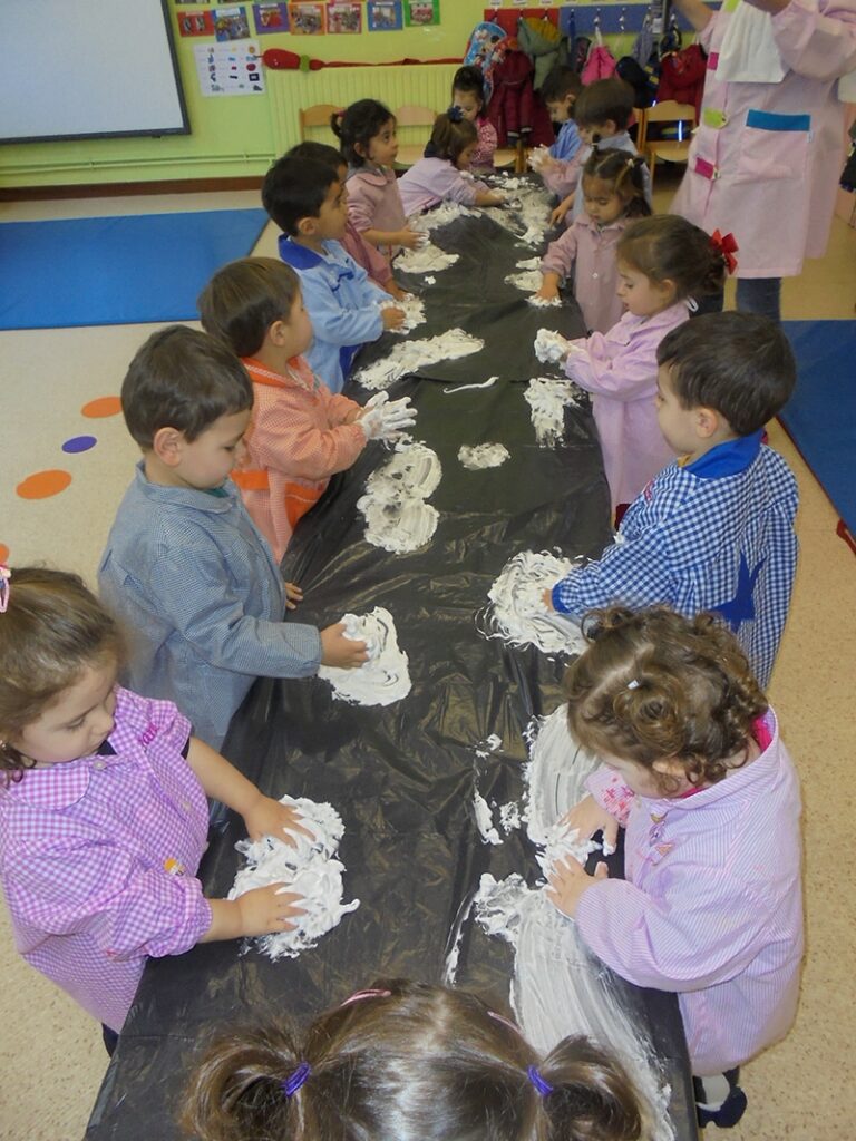 Experimentando Con La Espuma Aulas De Infantil