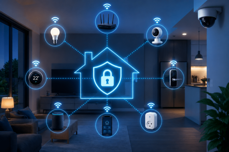 seguridad dispositivos inteligentes hogar