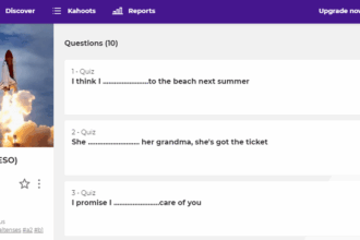 enseñar inglés con Kahoot